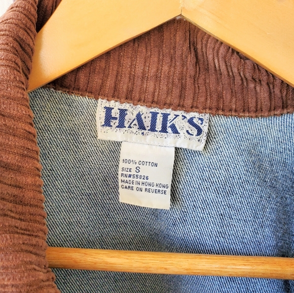 Vintage denim jacket patched printed - Picture 11 of 14